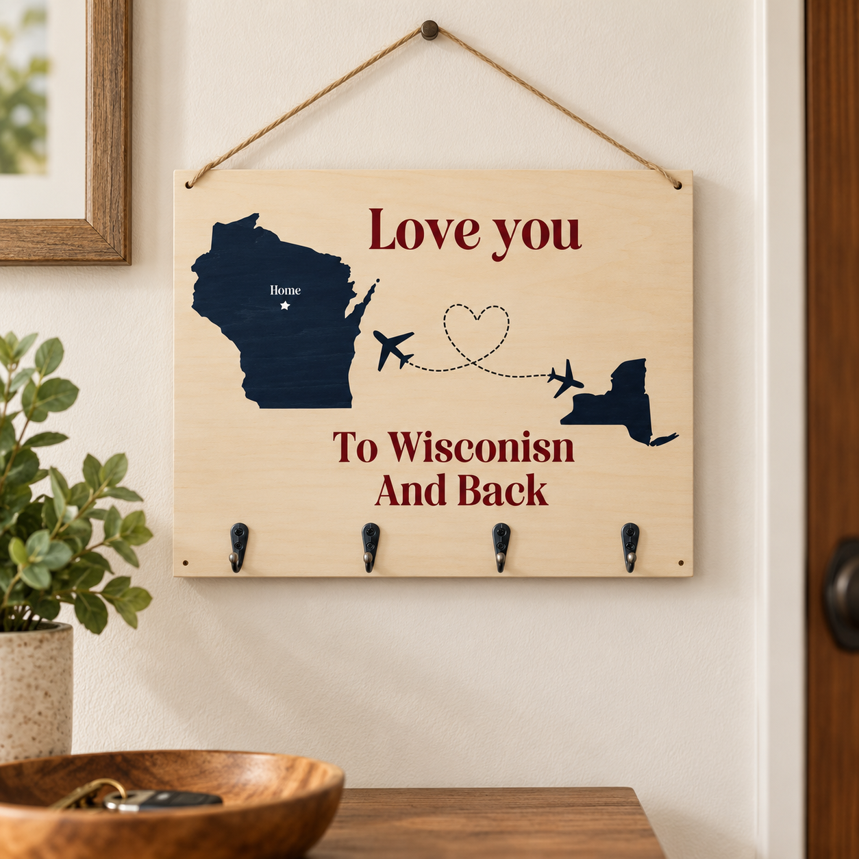 Wisconsin key rack